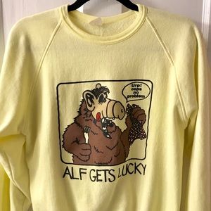Vintage 80’s Alf Sweatshirt - yellow